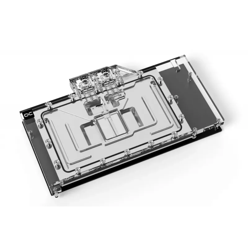 Blok wodny + backplate Alphacool Eisblock Aurora Acryl Aluminium Miedź Transparentny