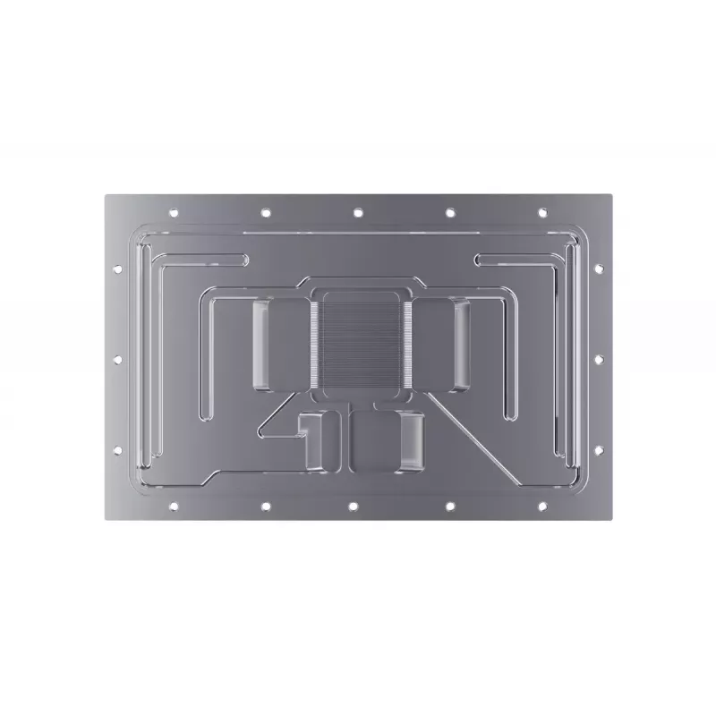 Blok wodny + backplate Alphacool Eisblock Aurora Acryl Aluminium Miedź Transparentny