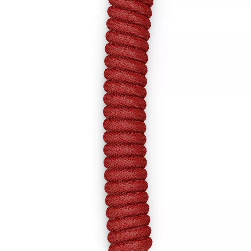 Zwinięty kabel USB GLORIOUS dla GMMK Crimson czerwony — odłączany kabel do klawiatury, zwinięta konstrukcja
