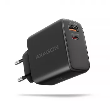 Ładowarka Axagon ACU-PQ45 QC 3.0 4.0 AFC FCP PPS PD 45W Czarna