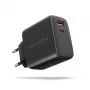 Ładowarka Axagon ACU-PQ45 QC 3.0 4.0 AFC FCP PPS PD 45W Czarna