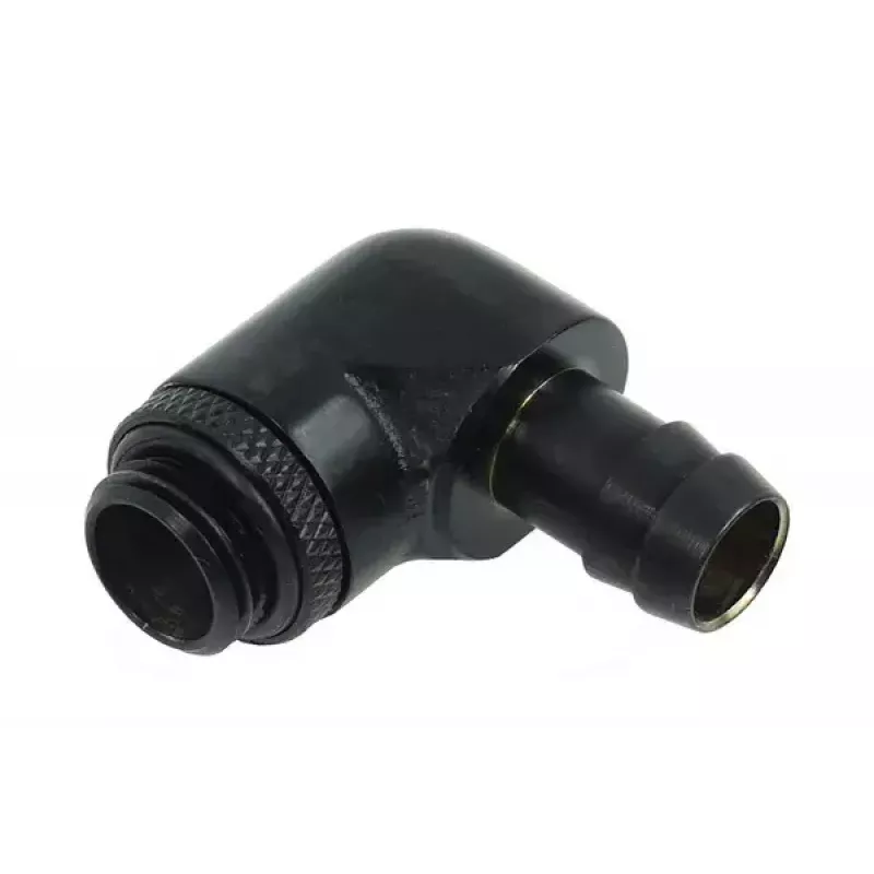 Złączka Alphacool 17136 mosiężna czarna 35 mm szerokości 17 mm głębokości 29 mm wysokości