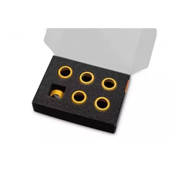 Pierścień zaciskowy EK Water Blocks Aluminium Złoty 6 szt