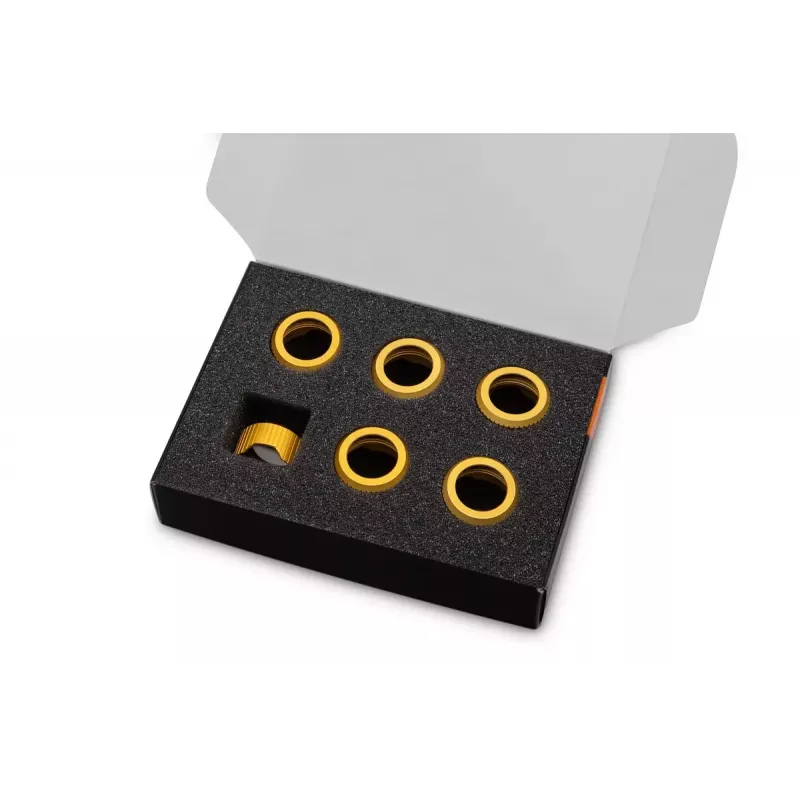 Pierścień zaciskowy EK Water Blocks Aluminium Złoty 6 szt