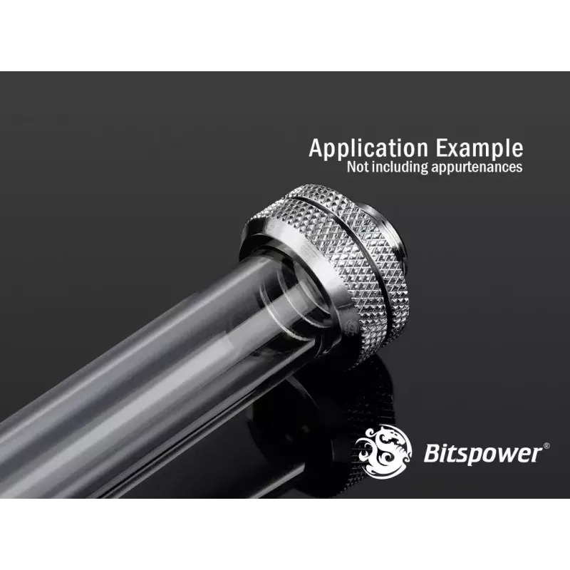 Część układu chłodzenia komputera BitsPower BP-NCPLT16-L500 — przezroczysta tuleja na przewód chłodziwa, kompatybilna z Bitspower EML16