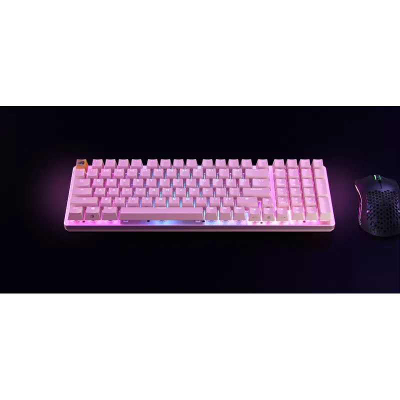Klawiatura Glorious Gaming GMMK 2 USB US English różowa