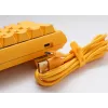 Klawiatura Ducky One 3 żółty Mini do gier USB niemiecka mechaniczna RGB