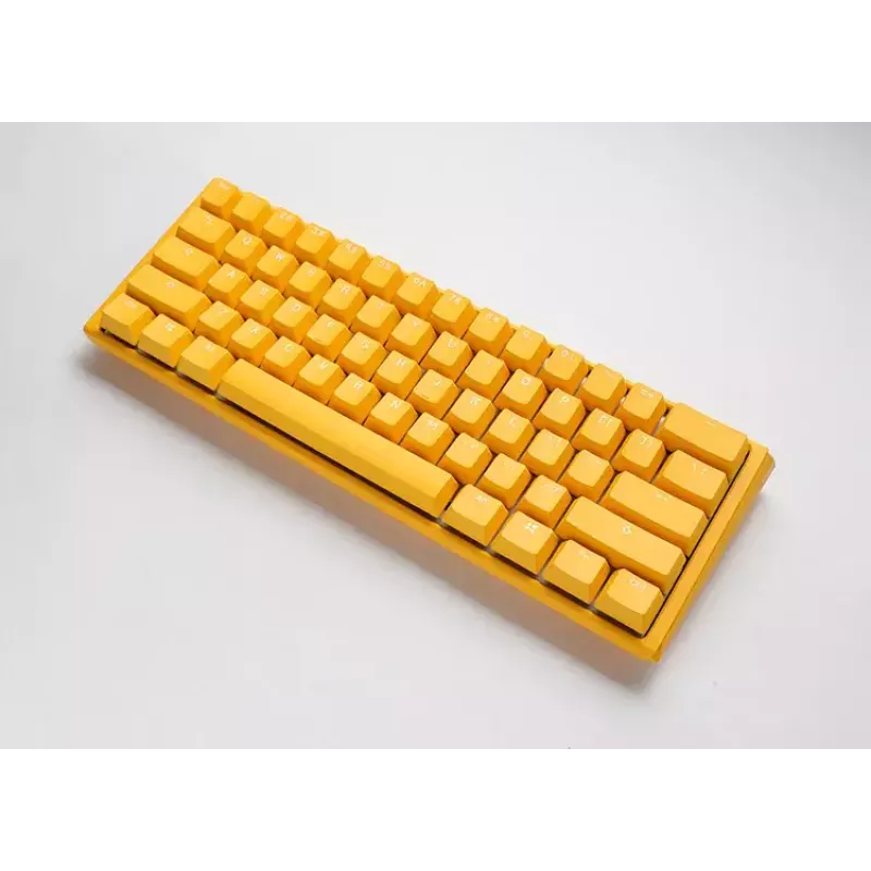 Klawiatura Ducky One 3 żółty Mini do gier USB niemiecka mechaniczna RGB