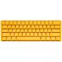 Klawiatura Ducky One 3 żółty Mini do gier USB niemiecka mechaniczna RGB