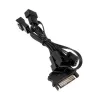 Przedłużacz kablowy Kolink PGW-AC-KOL-113 — złącze wentylatora 4-pin, 350 mm, czarny