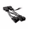 Przedłużacz kablowy Kolink PGW-AC-KOL-113 — złącze wentylatora 4-pin, 350 mm, czarny