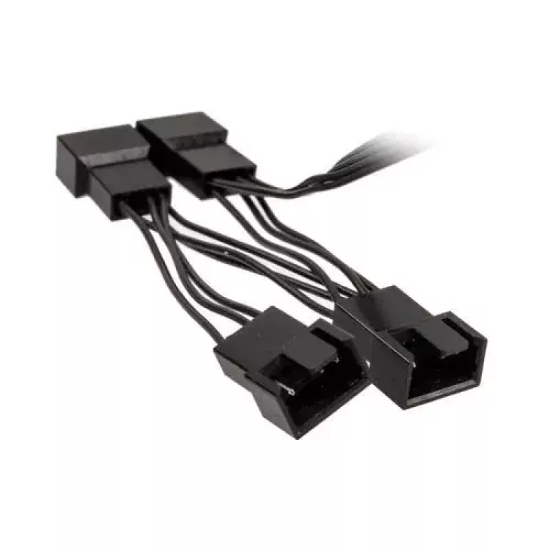 Przedłużacz kablowy Kolink PGW-AC-KOL-113 — złącze wentylatora 4-pin, 350 mm, czarny