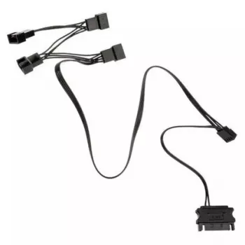 Przedłużacz kablowy Kolink PGW-AC-KOL-113 — złącze wentylatora 4-pin, 350 mm, czarny