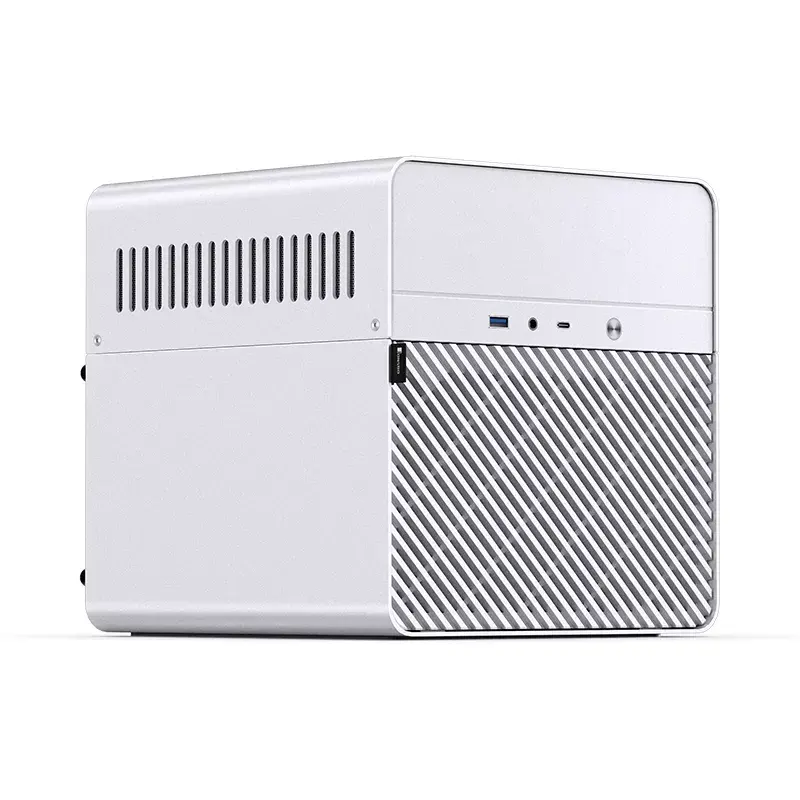 Obudowa PC Jonsbo N2 Cube Biała SFX Wentylatory 120mm 2.5 3.5 HDD