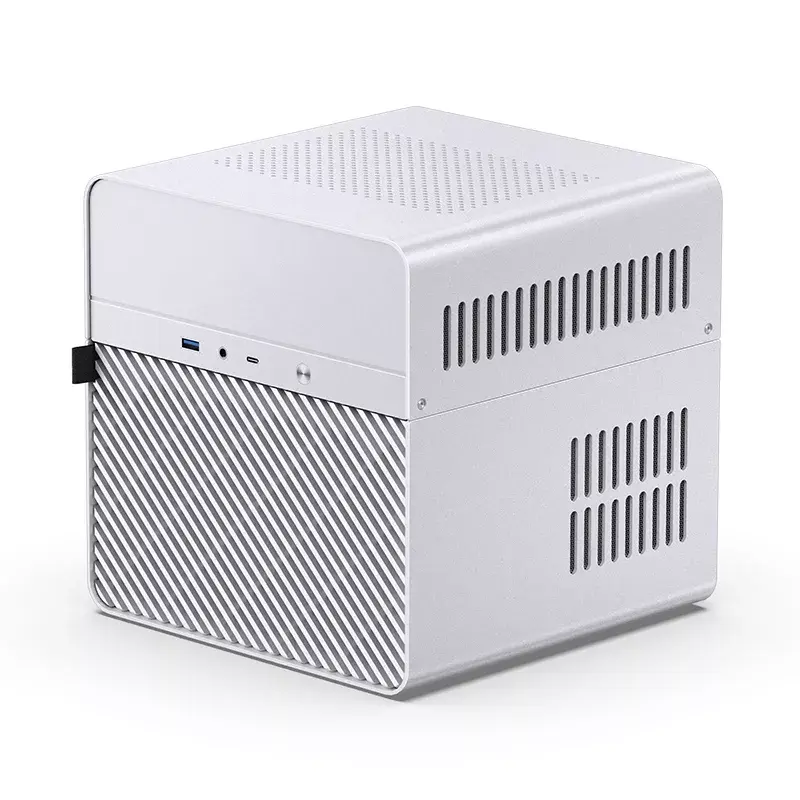 Obudowa PC Jonsbo N2 Cube Biała SFX Wentylatory 120mm 2.5 3.5 HDD