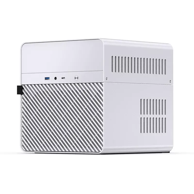 Obudowa PC Jonsbo N2 Cube Biała SFX Wentylatory 120mm 2.5 3.5 HDD