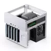 Obudowa PC Jonsbo N2 Cube Biała SFX Wentylatory 120mm 2.5 3.5 HDD