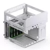 Obudowa PC Jonsbo N2 Cube Biała SFX Wentylatory 120mm 2.5 3.5 HDD