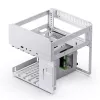 Obudowa PC Jonsbo N2 Cube Biała SFX Wentylatory 120mm 2.5 3.5 HDD