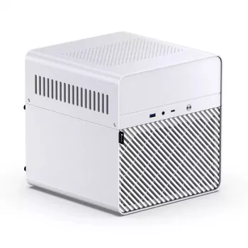 Obudowa PC Jonsbo N2 Cube Biała SFX Wentylatory 120mm 2.5 3.5 HDD