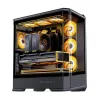 Obudowa komputera Jonsbo D400 Midi Tower ATX szkło hartowane - czarna