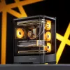 Obudowa komputera Jonsbo D400 Midi Tower ATX szkło hartowane - czarna