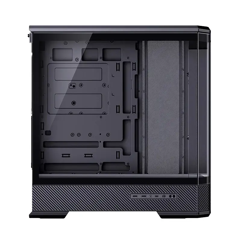Obudowa komputera Jonsbo D400 Midi Tower ATX szkło hartowane - czarna