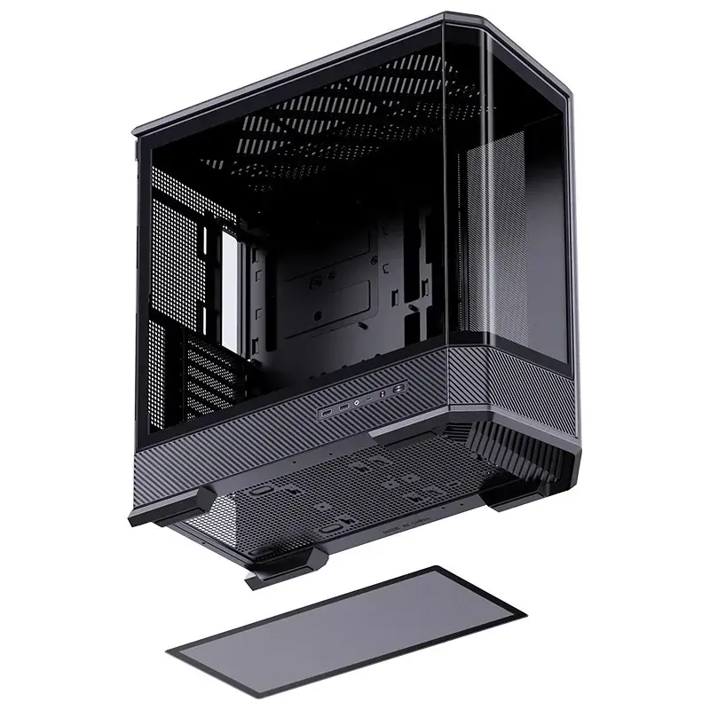 Obudowa komputera Jonsbo D400 Midi Tower ATX szkło hartowane - czarna