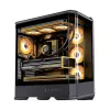 Obudowa komputera Jonsbo D400 Midi Tower ATX szkło hartowane - czarna
