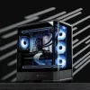 Obudowa komputera Jonsbo D400 Midi Tower ATX szkło hartowane - czarna