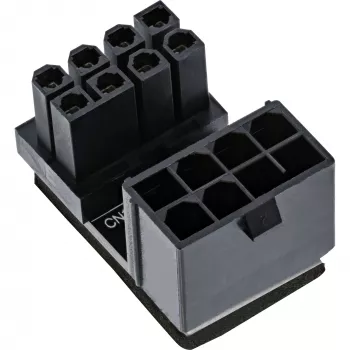 InLine Wewnętrzny adapter zasilania, 180° ATX 8pin męski / żeński (odwrotny)