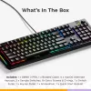 Mechaniczna klawiatura gamingowa GLORIOUS GMMK 3 PRO 100% Prebuilt Wired USB Czarna US QWERTY RGB