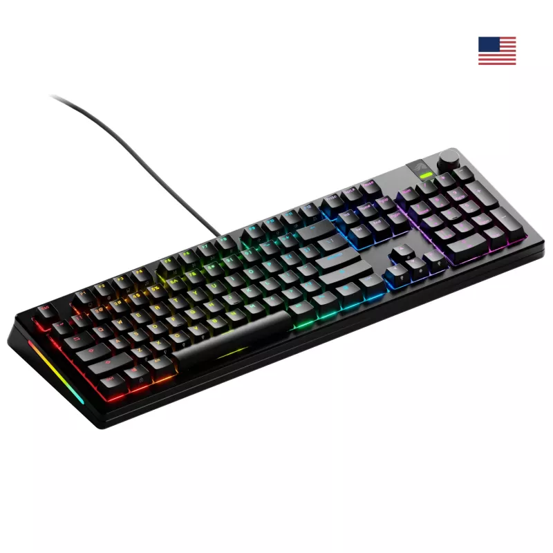 Mechaniczna klawiatura gamingowa GLORIOUS GMMK 3 PRO 100% Prebuilt Wired USB Czarna US QWERTY RGB