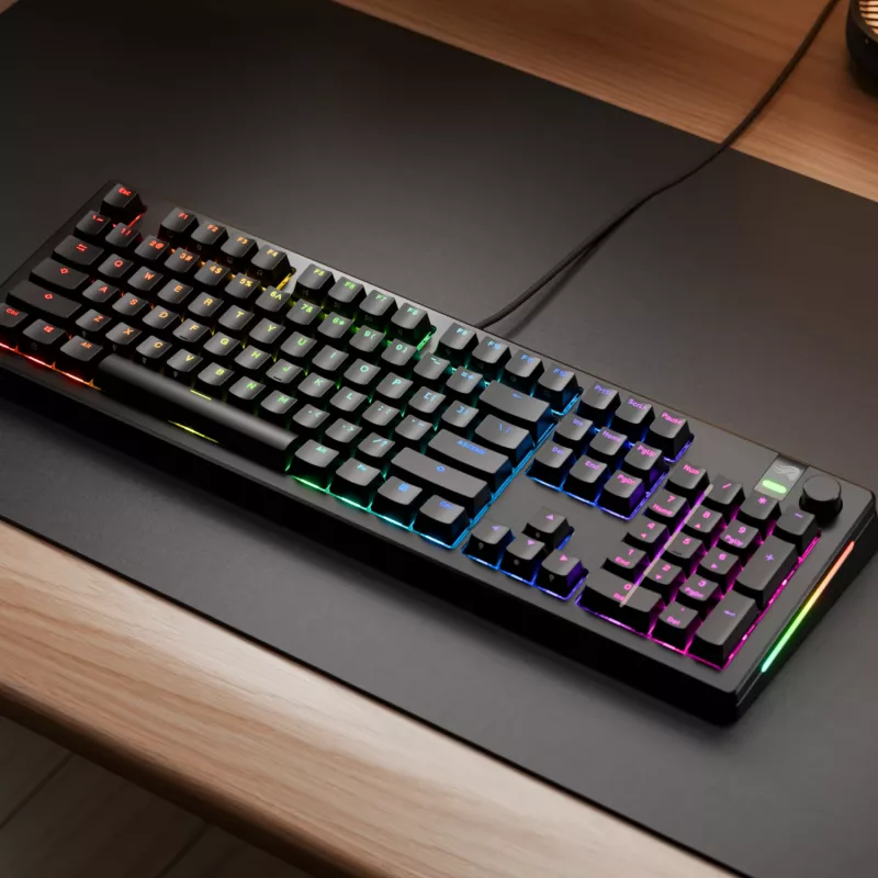 Mechaniczna klawiatura gamingowa GLORIOUS GMMK 3 PRO 100% Prebuilt Wired USB Czarna US QWERTY RGB