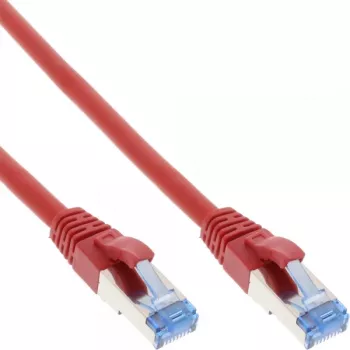InLine Patch kabel S/FTP PiMF Cat.6A halogen free 500MHz czerwony 2m