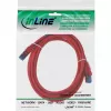InLine Patch kabel S/FTP PiMF Cat.6A halogen free 500MHz czerwony 2m