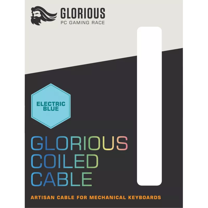 Glorious Gaming Coiled niebieski 1,37 m