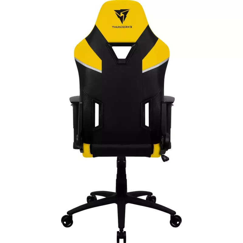 Uniwersalny fotel gamingowy ThunderX3 TC5 Air Tech Wyściełane siedzisko Czarny Żółty