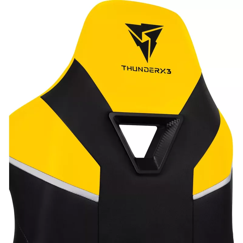 Uniwersalny fotel gamingowy ThunderX3 TC5 Air Tech Wyściełane siedzisko Czarny Żółty