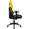 Uniwersalny fotel gamingowy ThunderX3 TC5 Air Tech Wyściełane siedzisko Czarny Żółty