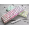Klawiatura Ducky One 3 Mini Pure biały Gaming USB niemiecka mechaniczna 61 klawiszy