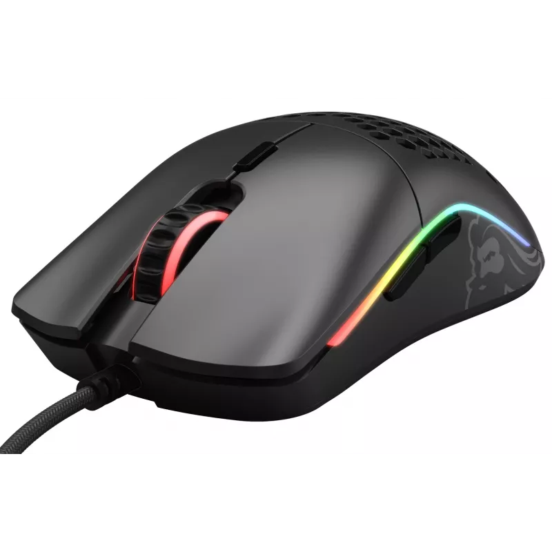 Glorious Gaming Glorious Model O- Mysz Regularna (Czarna), Praworęczna, Optyczna, USB Type-A, 3200 DPI, Czarny