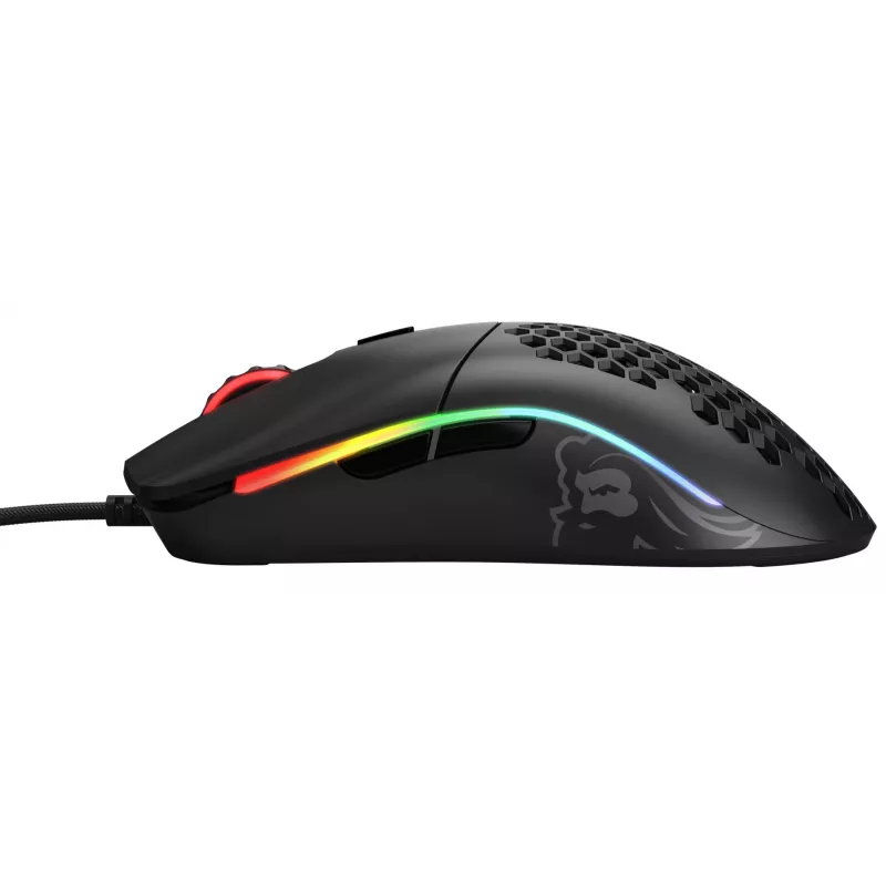 Glorious Gaming Glorious Model O- Mysz Regularna (Czarna), Praworęczna, Optyczna, USB Type-A, 3200 DPI, Czarny