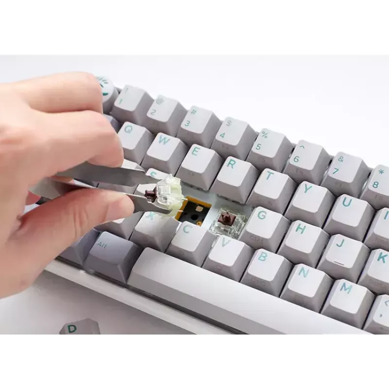 Ducky One 3 Mini Klawiatura Gaming USB Szary Mechaniczny RGB