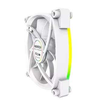 Moduł wentylatora Montech AX120 PWM 120mm 12V 3-pin 4-pin biały