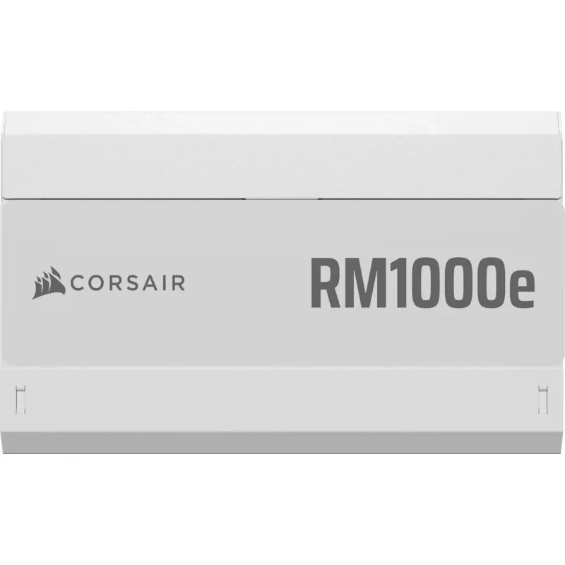 Zasilacz CORSAIR RMe Series RM1000e — 1000 W, ATX 3.1, 80 PLUS Gold, w pełni modułowy, biały, wentylator 120 mm