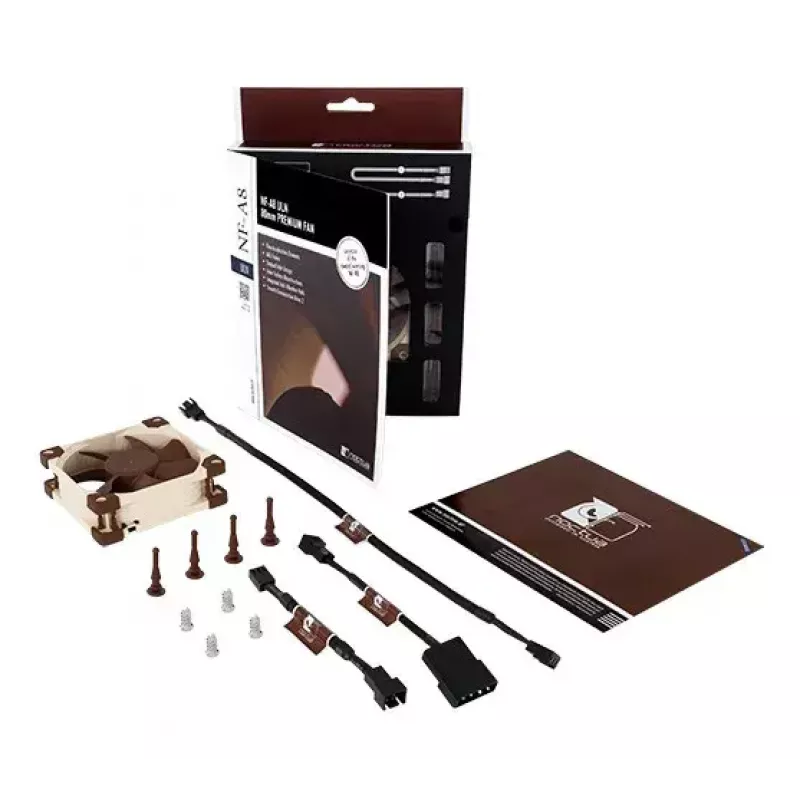Noctua NF-A8 ULN — wentylator obudowy 80 mm, 12 V, 1100–1400 RPM, 34,8 m³/h, 0,6 W, 6,5–10,4 dB