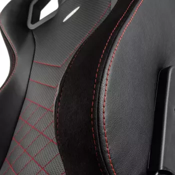 Fotel gamingowy PC noblechairs EPIC Wyściełane siedzisko Czarno-czerwony 120 kg