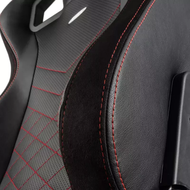 Fotel gamingowy PC noblechairs EPIC Wyściełane siedzisko Czarno-czerwony 120 kg