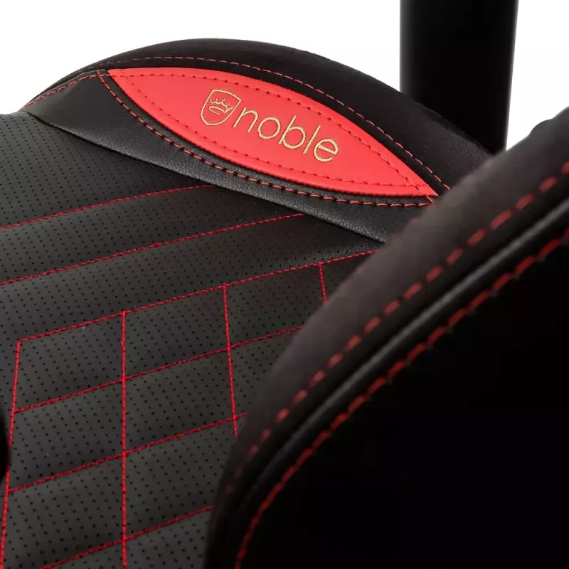 Fotel gamingowy PC noblechairs EPIC Wyściełane siedzisko Czarno-czerwony 120 kg